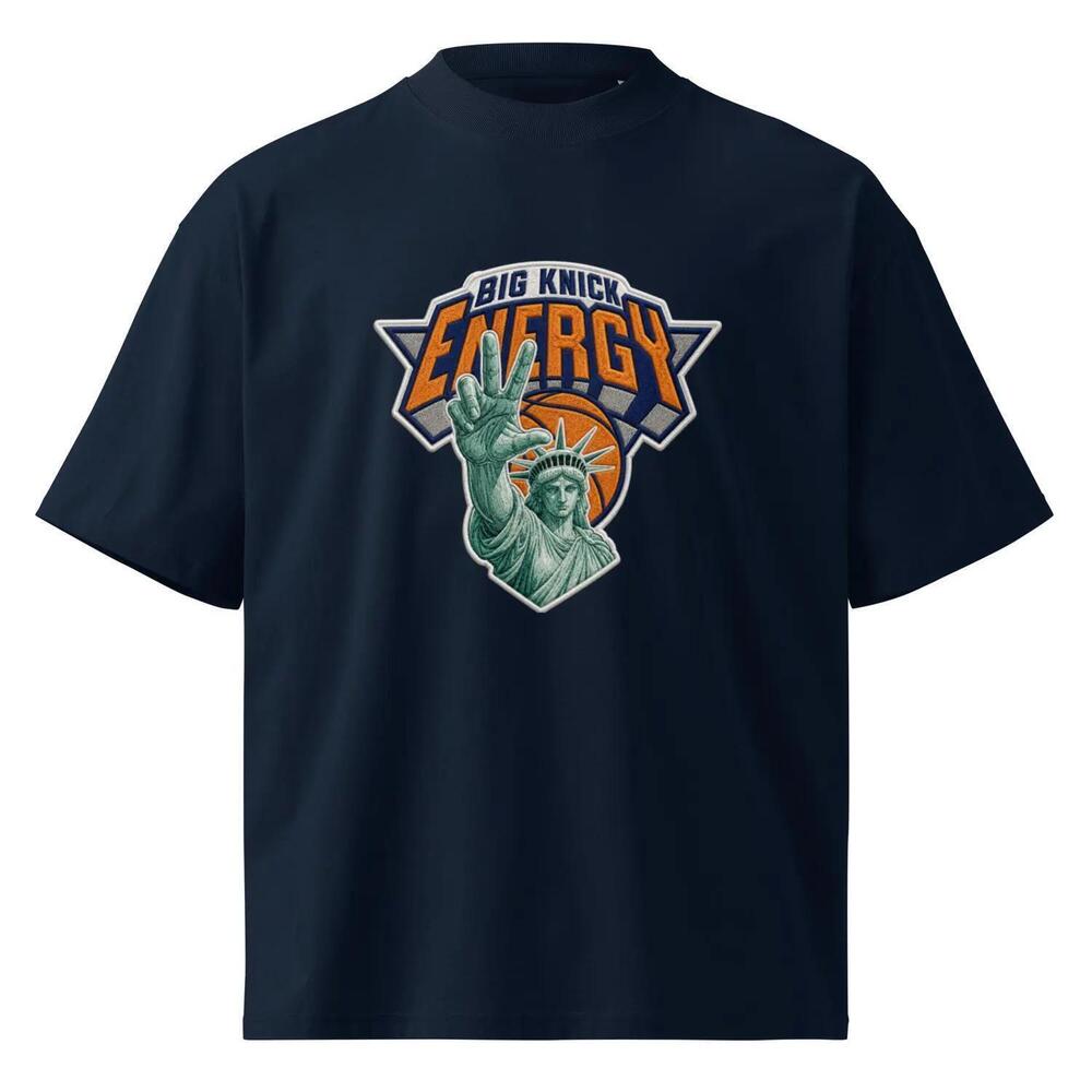 Big Knick Energy™ Oversized T-Shirt New York Basketball Streetwear Tee